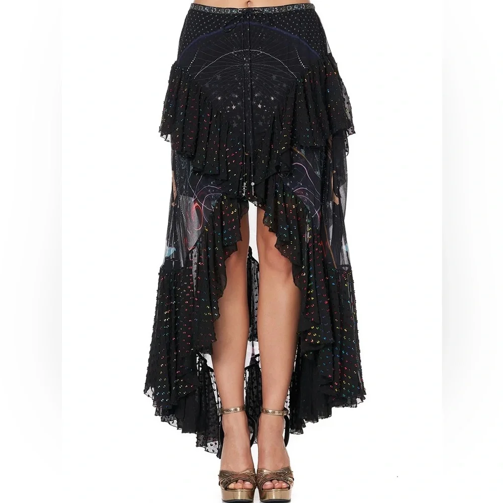 Camilla Midnight Moon House silk Maxi Skirt ♥️Rare Find! - Picture 6 of 15